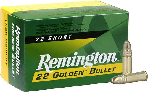 LEAD-RN HIGH-VEL 100RD 50BX/CSREMINGTON 22 SHORT 29GR PLATED - American Ordnance