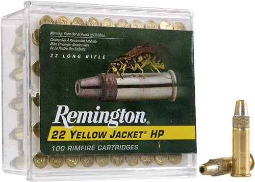 33GR TC LEAD-HP 100RD 50BX/CSREMINGTON YELLOW JACKET 22LR - American Ordnance