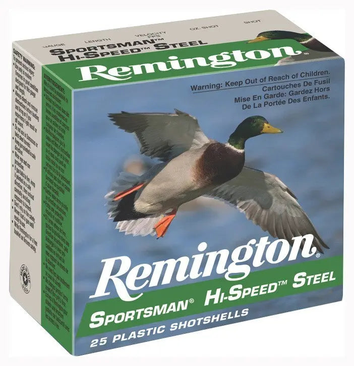3" 1-1/4OZ #BB 25RD 10BX/CSREMINGTON HI-SPEED STEEL 12GA - American Ordnance