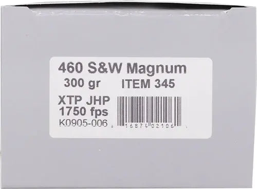 XTP JHP 20BX/10CSUNDERWOOD 460 SW MAG 300GR - American Ordnance