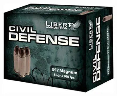 50GR HP 20RD 10BX/CSLIBERTY CIVIL DEFENSE 357 MAG - American Ordnance