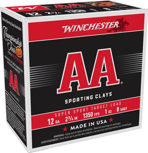 #8 1350FPS 250RD CASE LOTWINCHESTER AA 12GA 2.75&quot; 1OZ - American Ordnance