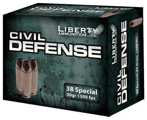 SPECIAL 50GR HP 20RD 10BX/CSLIBERTY CIVIL DEFENSE 38 - American Ordnance