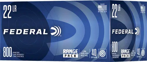 1200FPS 800RD 4BX/CSFEDERAL 22LR 40GR LEAD-RN - American Ordnance