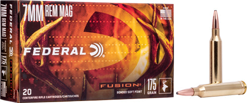 175GR FUSION 20RD 10BX/CSFEDERAL FUSION 7MM REM MAG - American Ordnance