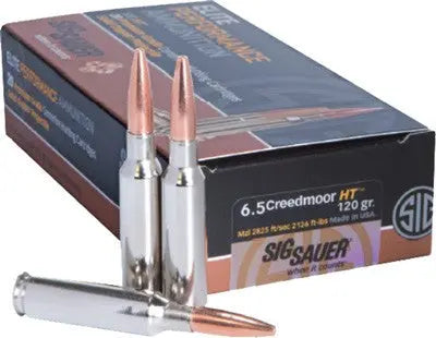 20RD 10BX/CASESIG 6.5 CM 120GR ELITE HUNTING - American Ordnance