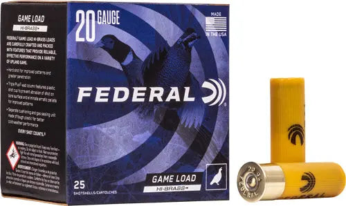 1OZ #7.5 25RD 10BX/CSFEDERAL GAME LOAD 20GA 2.75" - American Ordnance