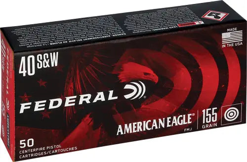 50RD 20BX/CSFEDERAL AE 40 SW 155GR FMJ-TC - American Ordnance