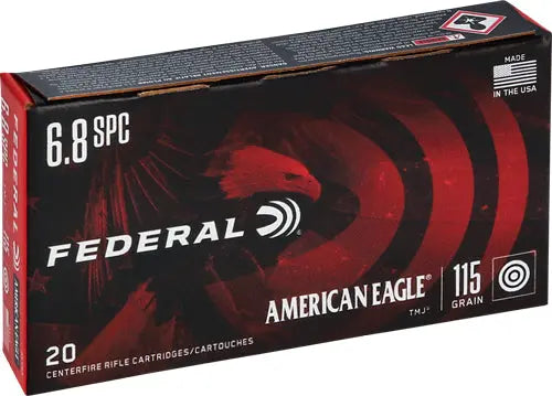 20RD 10BX/CSFEDERAL AE 6.8 SPC 115GR FMJ - American Ordnance