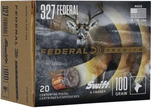 100GR A-FRAME JHP 20RD 10BX/CSFEDERAL PREMIUM 327 FEDERAL - American Ordnance