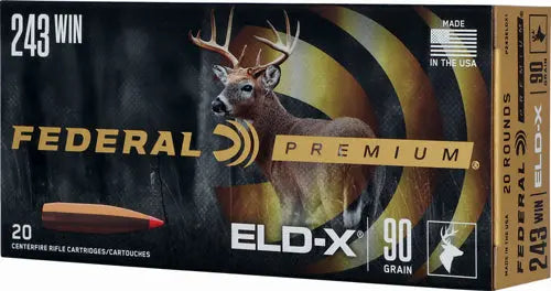 20RD 10BX/CSFEDERAL 243 WIN 90GR ELDX - American Ordnance