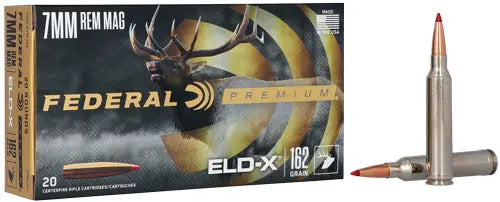 162GR ELDX 20RD 10BX/CSFEDERAL PREMIUM 7MM REM MAG - American Ordnance