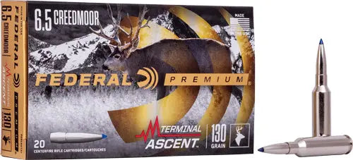 ASCENT 20RD 10BX/CSFEDERAL 6.5 CM 130GR TERMINAL - American Ordnance