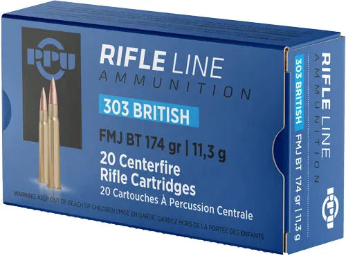 20RD 10BX/CSPPU 303 BRITISH 174GR FMJ - American Ordnance