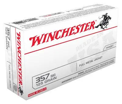 125GR FMJ-RN 50RD 10BX/CSWINCHESTER USA 357 SIG - American Ordnance