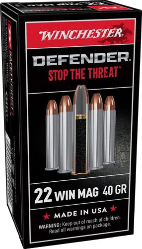 45GR JHP 1295FPS 50RD 20BX/CSWINCHESTER PDXI DEFENDER 22WMR - American Ordnance