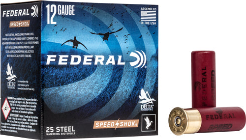 1-1/4OZ #BB 1450FPS 25RD 10B/CFEDERAL SPEED SHOK 12GA 3&quot; - American Ordnance