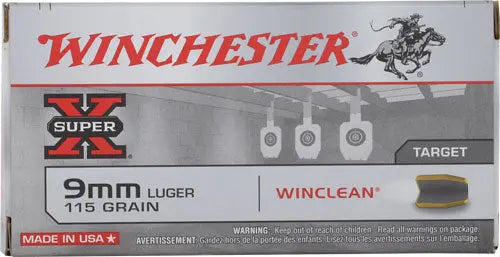 115GR JSP 50RD 10BX/CSWINCHESTER WINCLEAN 9MM LUGER - American Ordnance