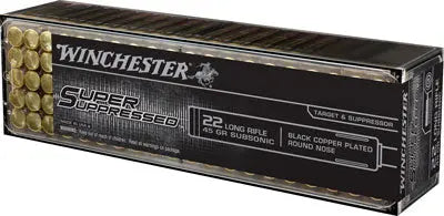 22LR 45GR LEAD-RN 100RD 20BX/CWINCHESTER SUPER SUPPRESSED - American Ordnance