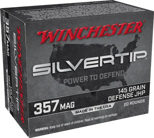 145GR HP 20RD 10BX/CSWINCHESTER SILVERTIP 357 MAG - American Ordnance