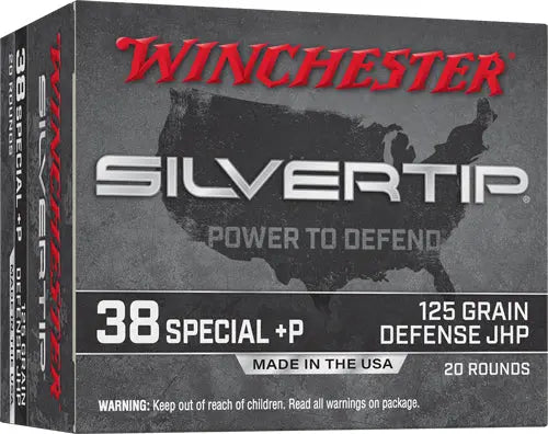 SPECIAL+P 125GR HP 20RD 10BX/CWINCHESTER SILVERTIP 38 - American Ordnance