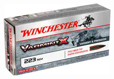 40GR POLY TIPPED 20RD 10BX/CSWINCHESTER VARMINT-X 223 REM - American Ordnance