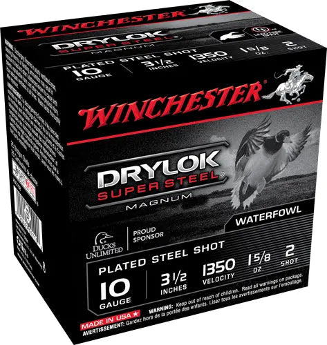 1-5/8OZ #2 1350FPS 25RD 10BX/CWINCHESTER DRYLOK 10GA 3.5" - American Ordnance