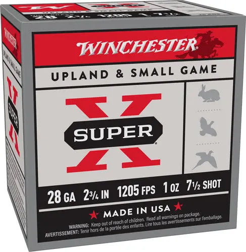 1OZ #7.5 1205FPS 25RD 10BX/CSWINCHESTER SUPER-X 28GA 2.75&quot; - American Ordnance