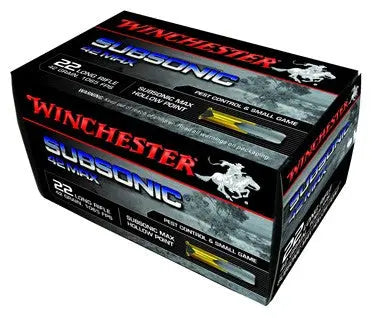 42GR. LEAD HP 50-PACK  &lt;WIN AMMO SUBSONIC MAX .22LR - American Ordnance