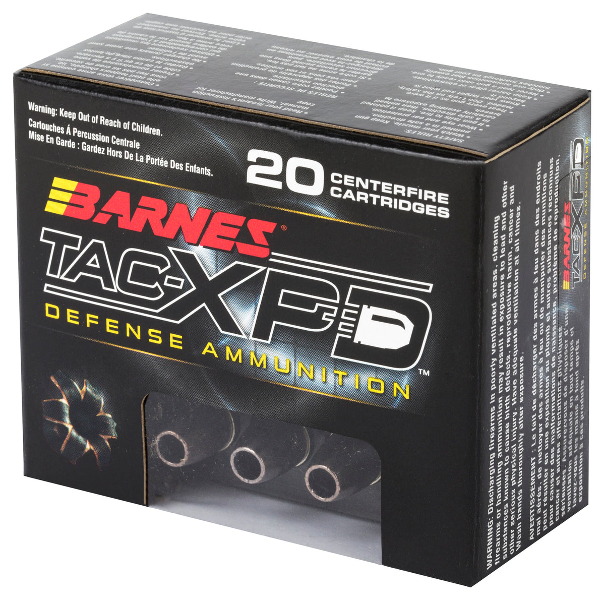 BARNES TAC-XPD 9MM 115GR HP 20RD