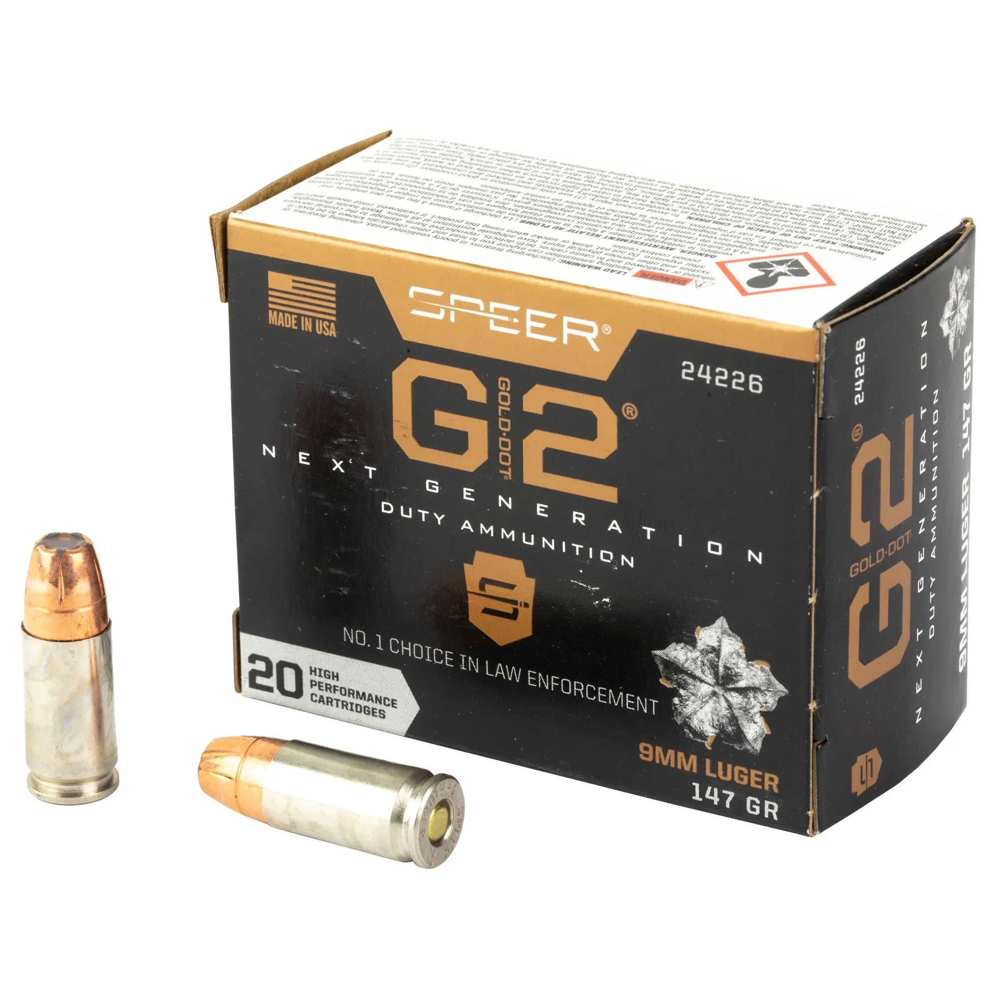 SPR GOLD DOT G2 9MM 147GR 20/200 - American Ordnance