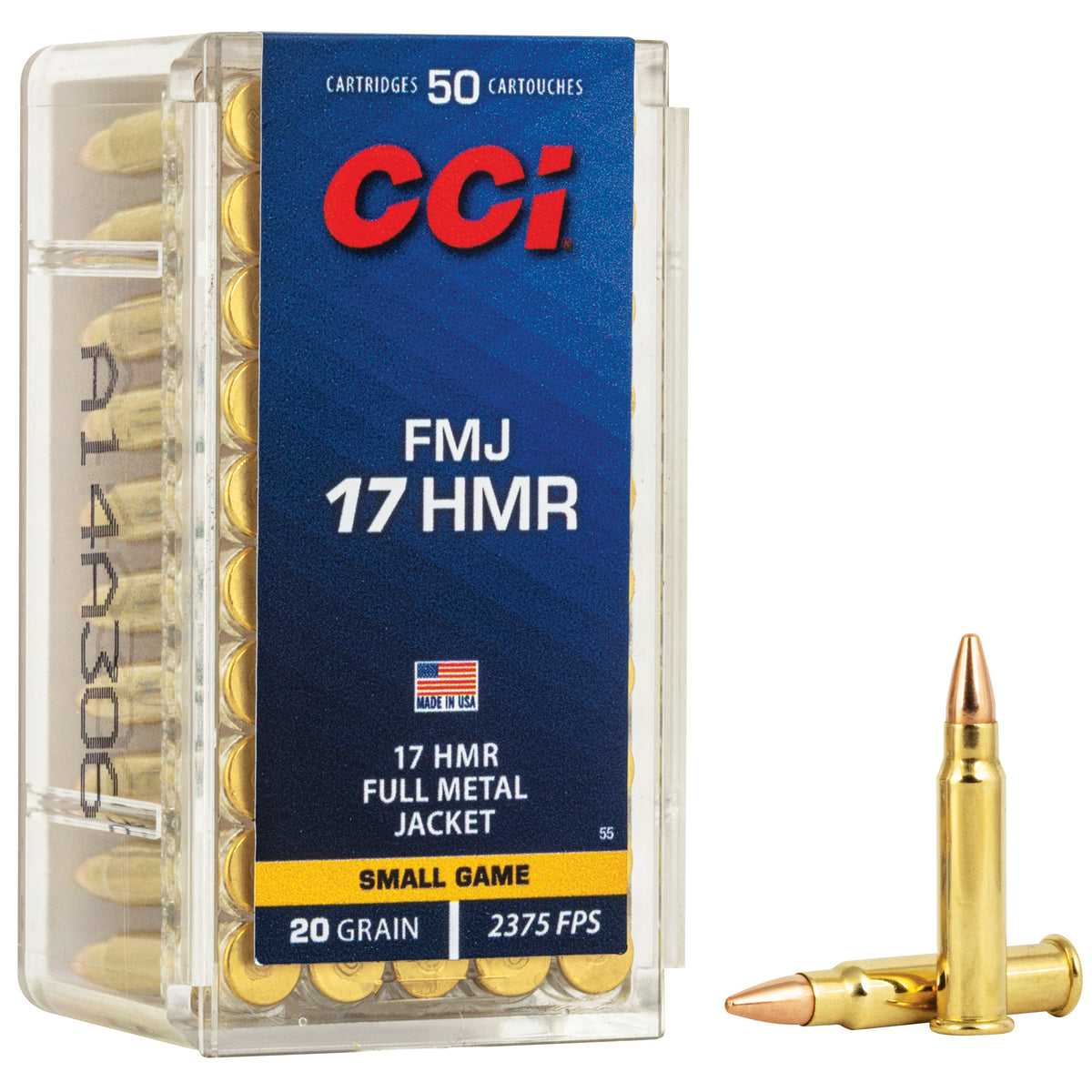 CCI 17HMR 20GR FMJ 50/2000 - American Ordnance