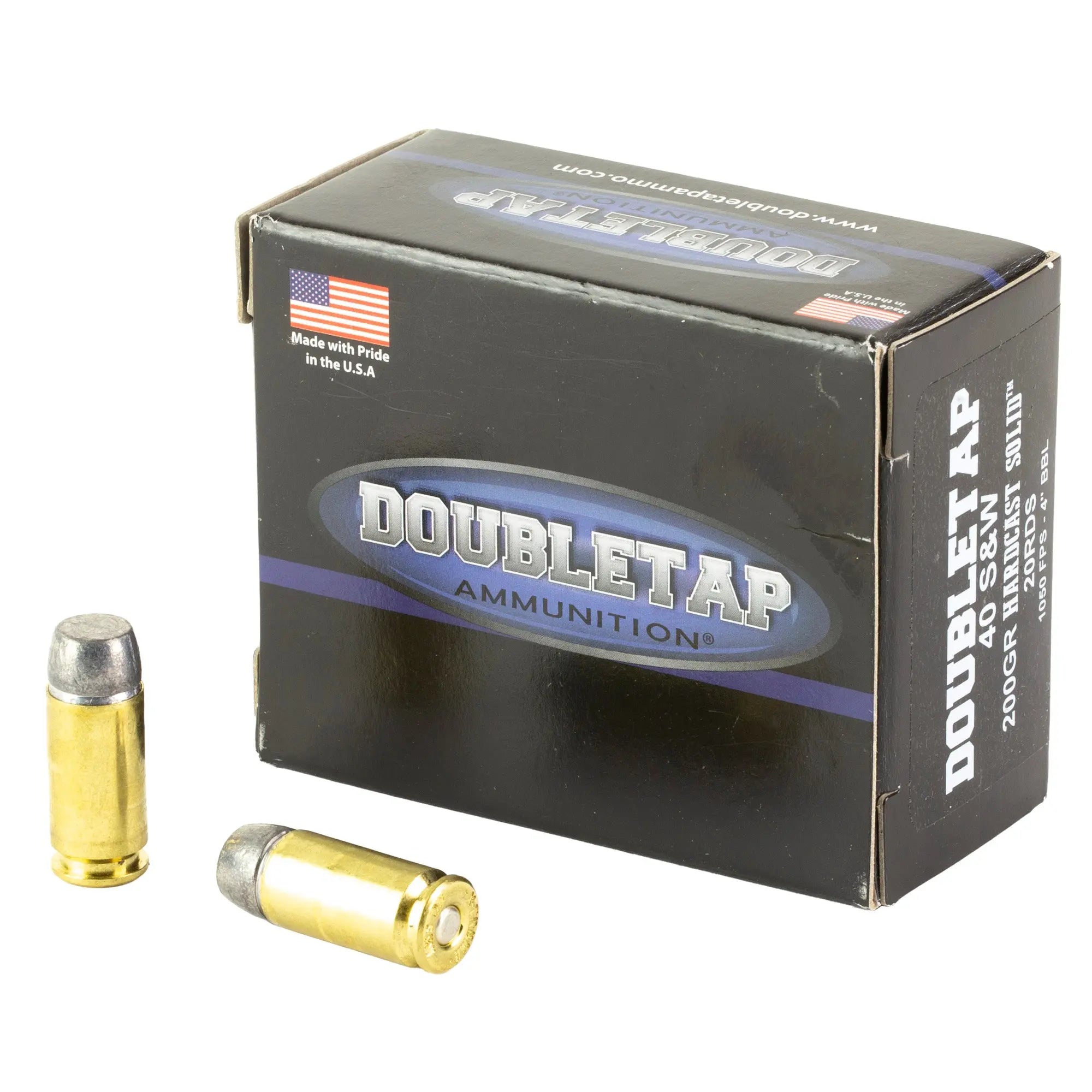 DBLTAP 40S&W 200GR HARDCAST 20/1000 - American Ordnance