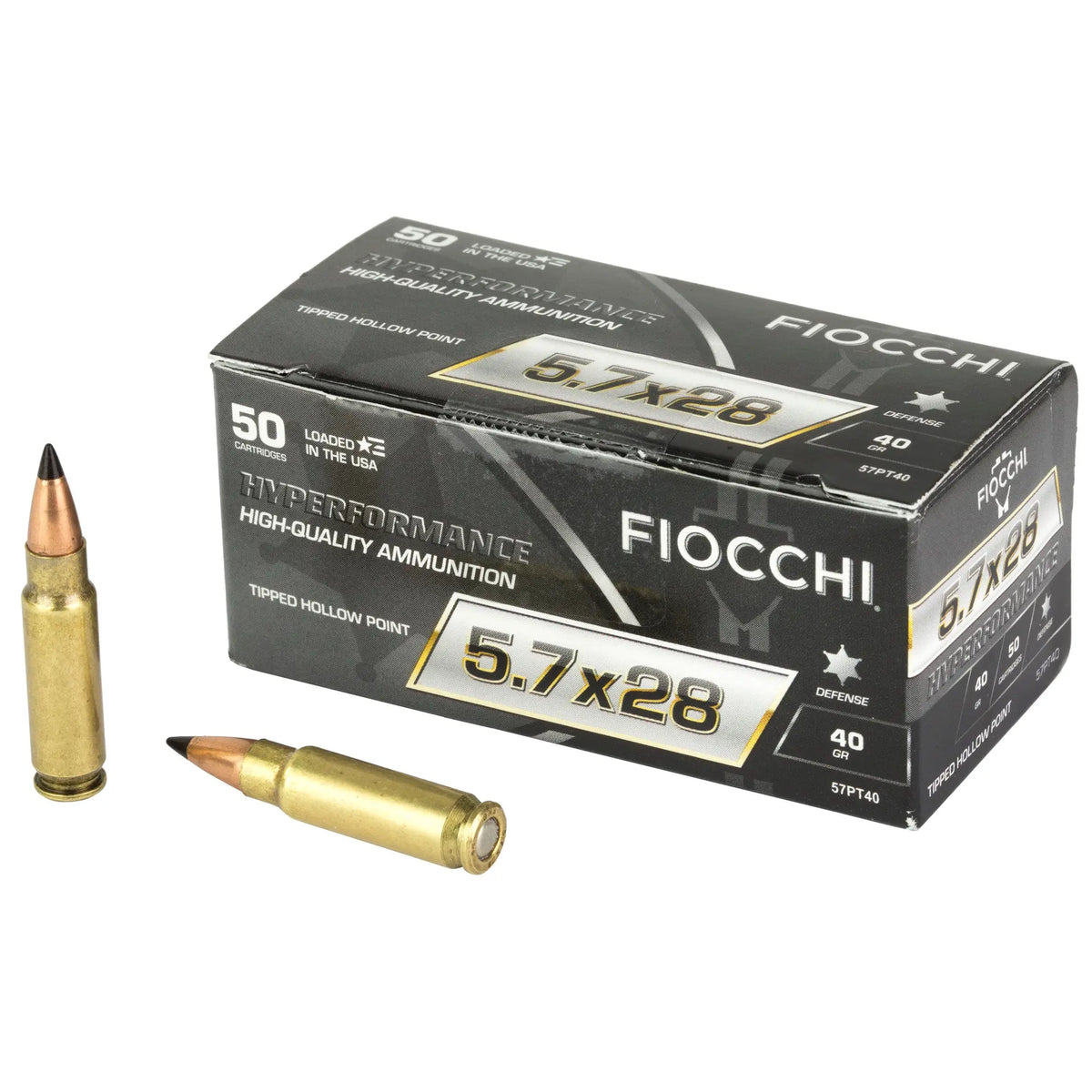 FIOCCHI HP 5.7X28MM 40GR THP 50/500 - American Ordnance