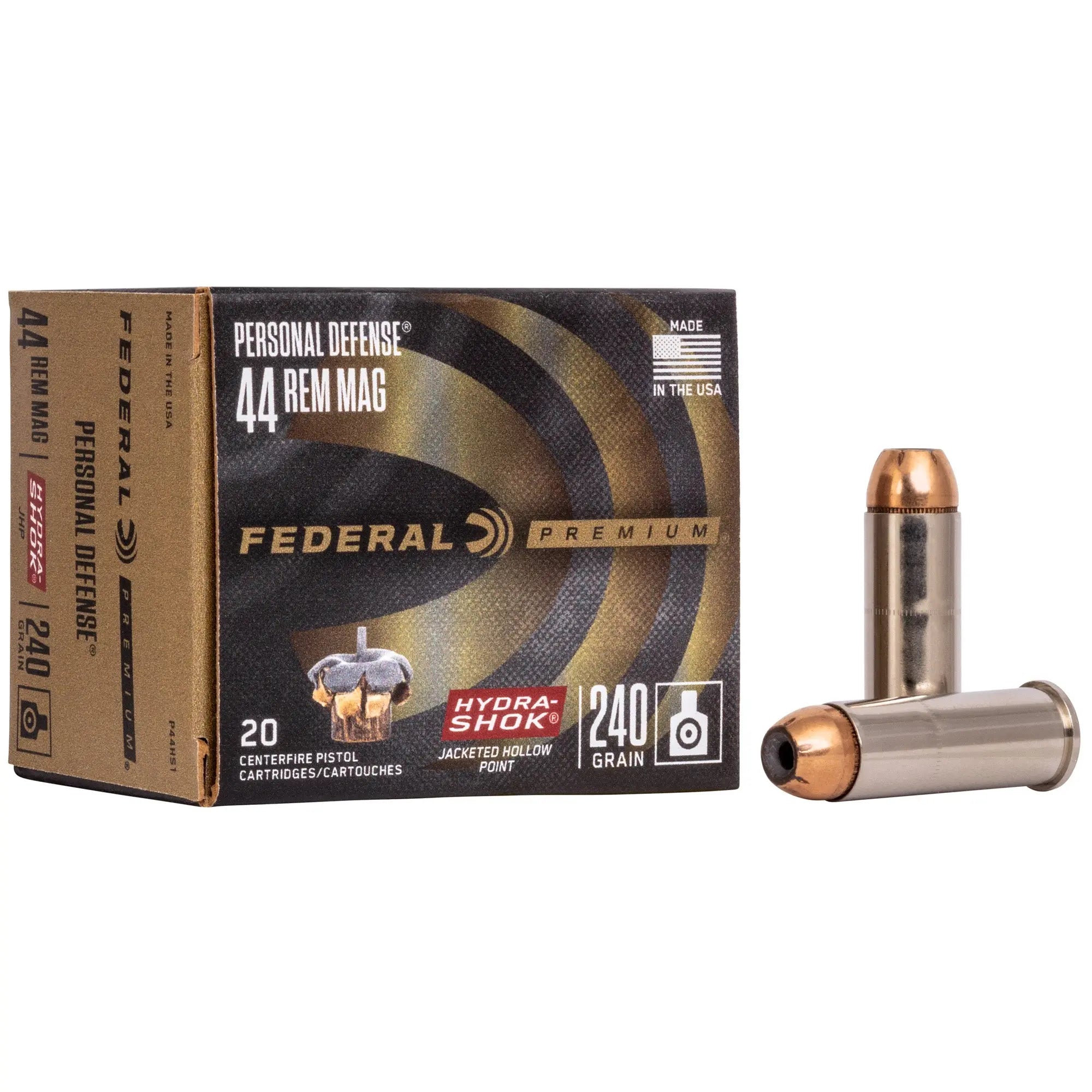 FED HYDRA-SHOK 44MAG 240GR 20/500 - American Ordnance