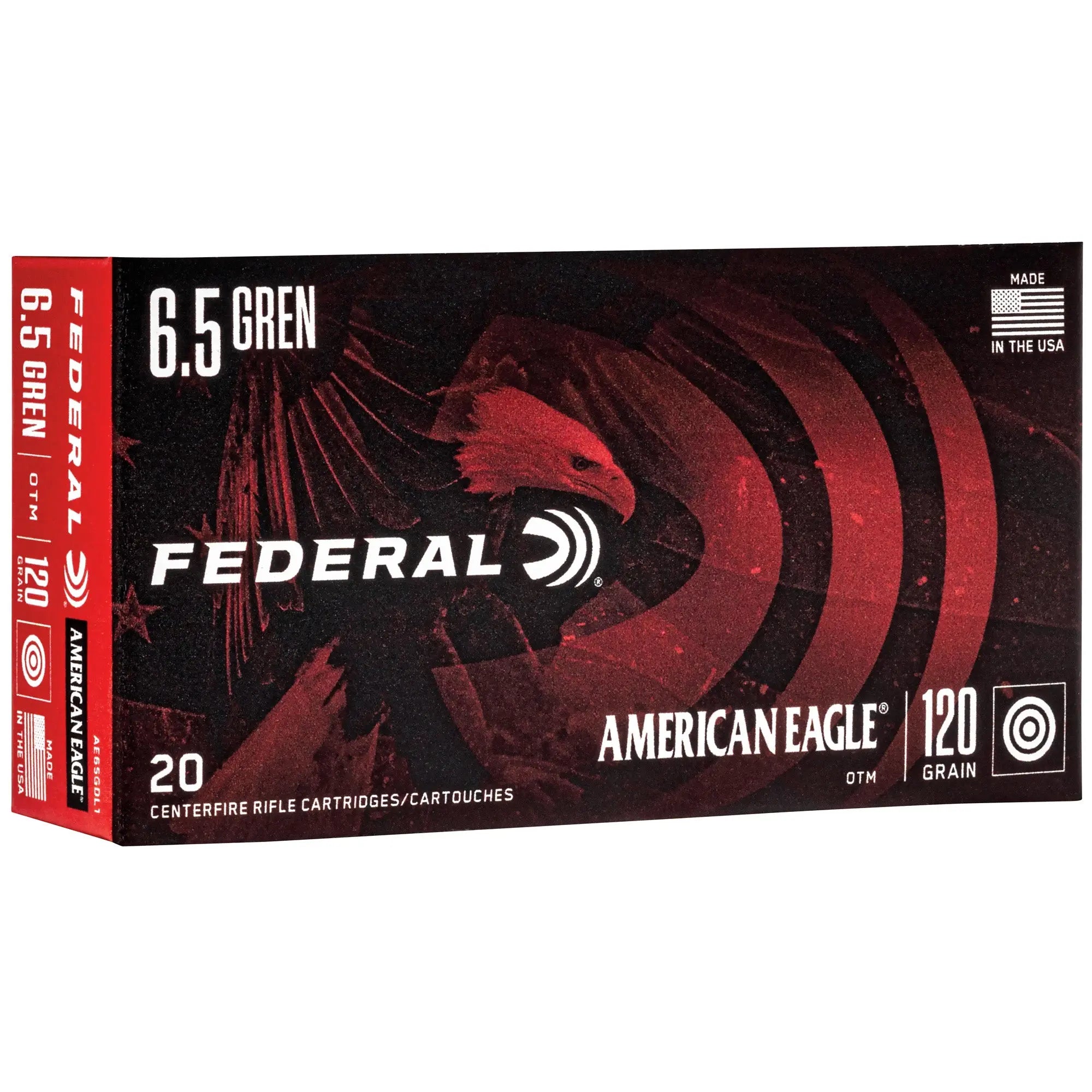 FED AM EAGLE 6.5GRN 120GR OTM 20/200 - American Ordnance