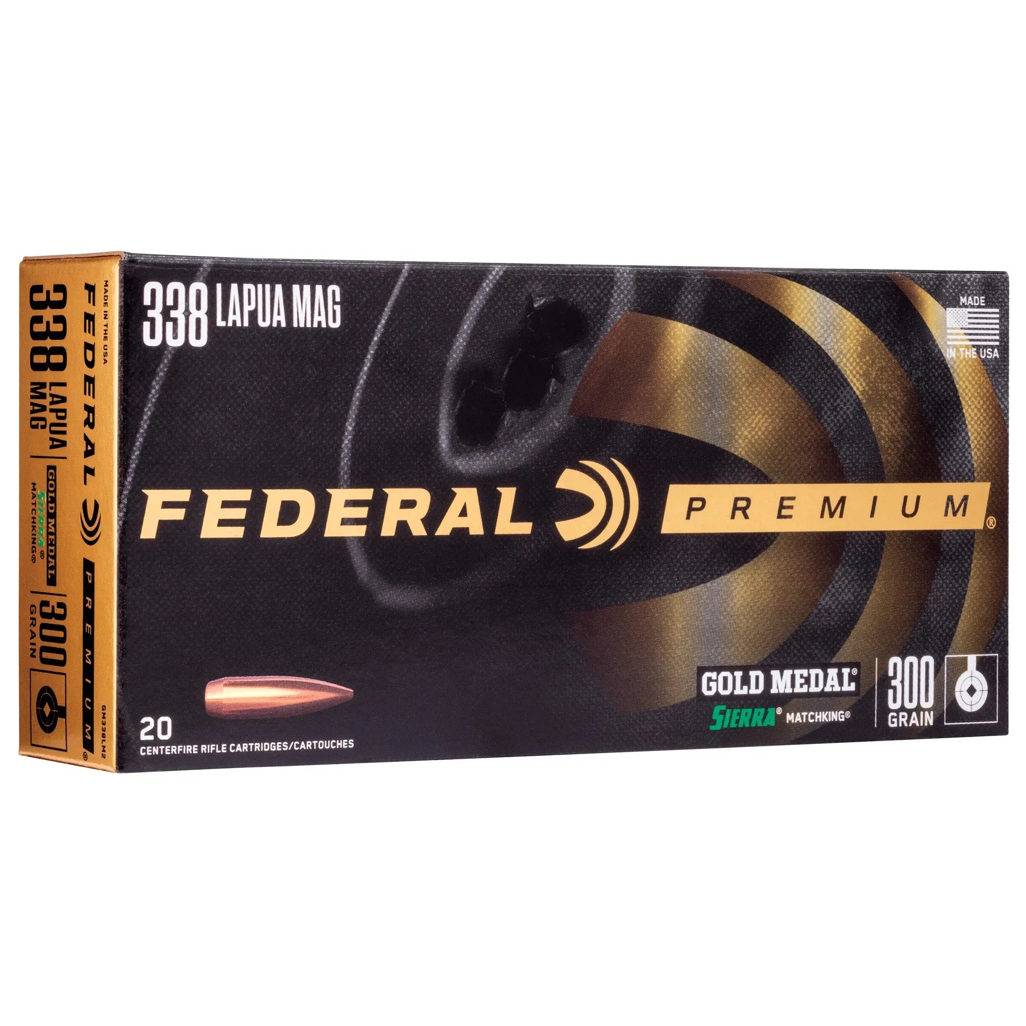 FED 338 LAPUA 300GR MATCHKING 20/200 - American Ordnance