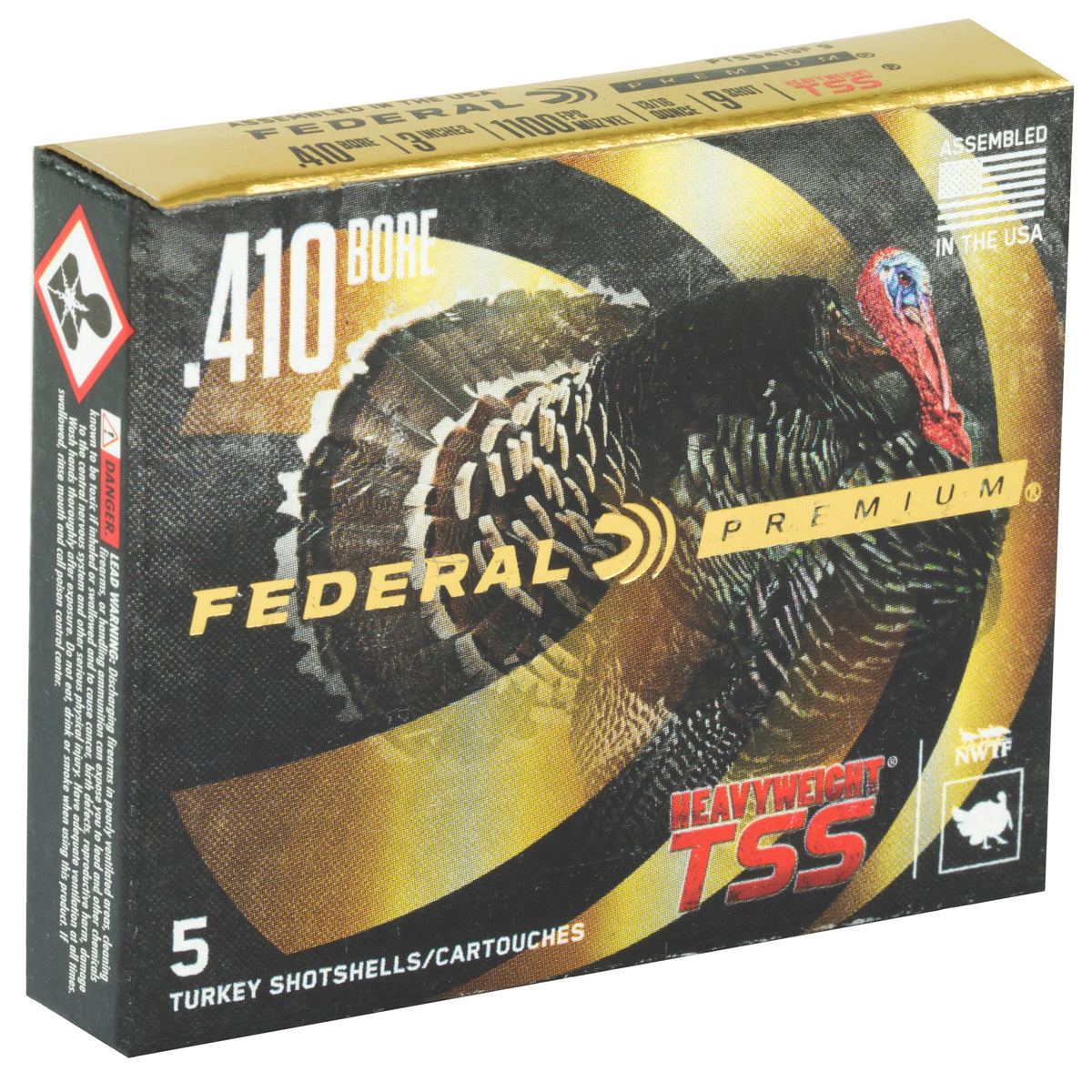 FEDERAL HVYWGHT TSS 410GA 3&quot; #9 5RD