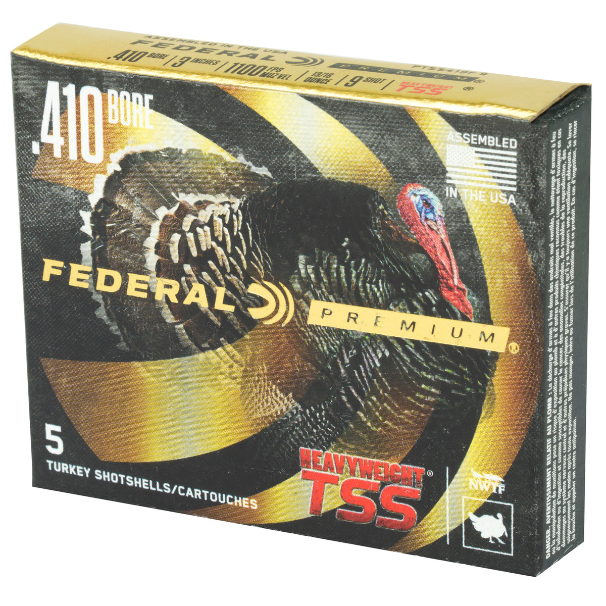 FEDERAL HVYWGHT TSS 410GA 3&quot; #9 5RD