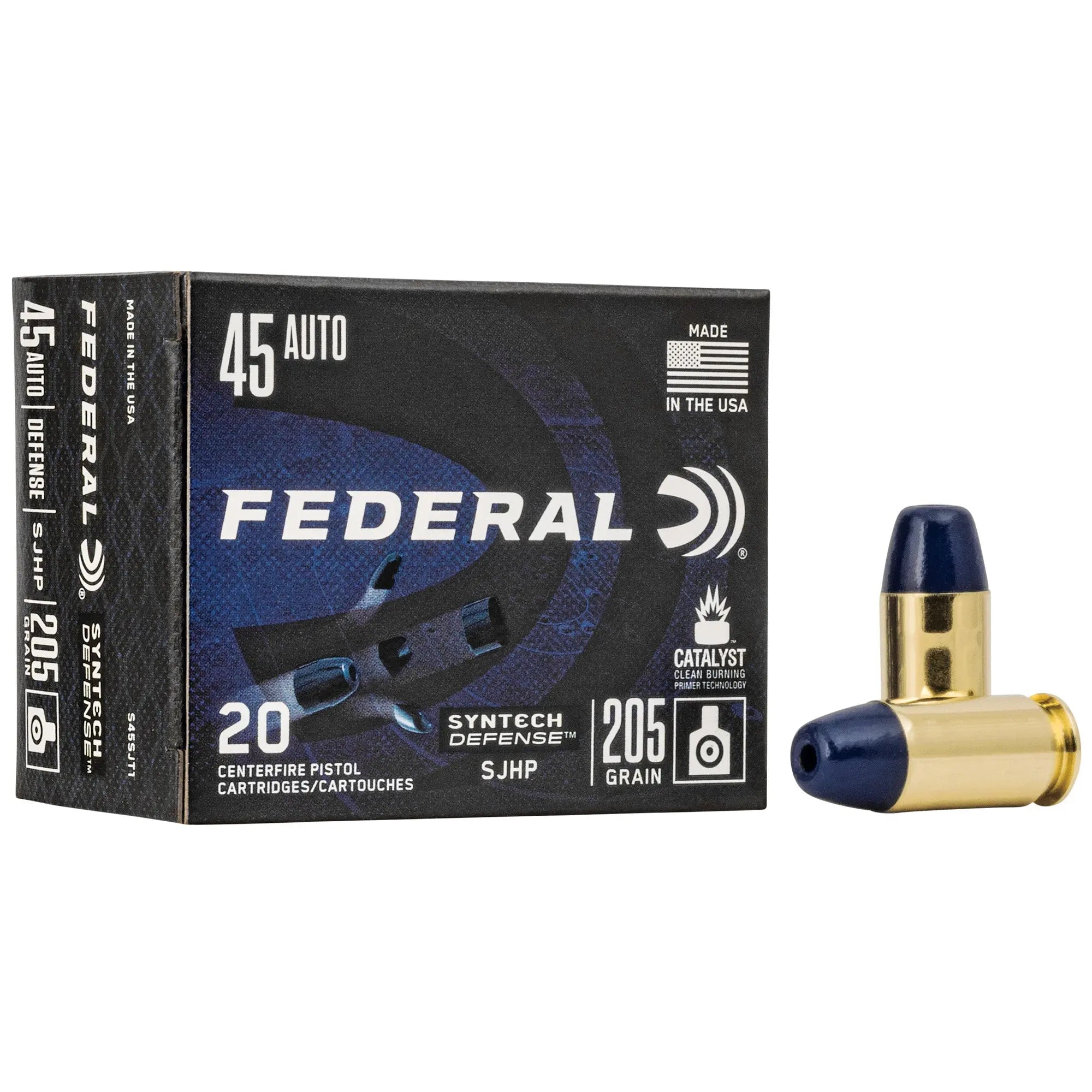 FED SYN DEF 45ACP 205GR SJHP 20/200 - American Ordnance