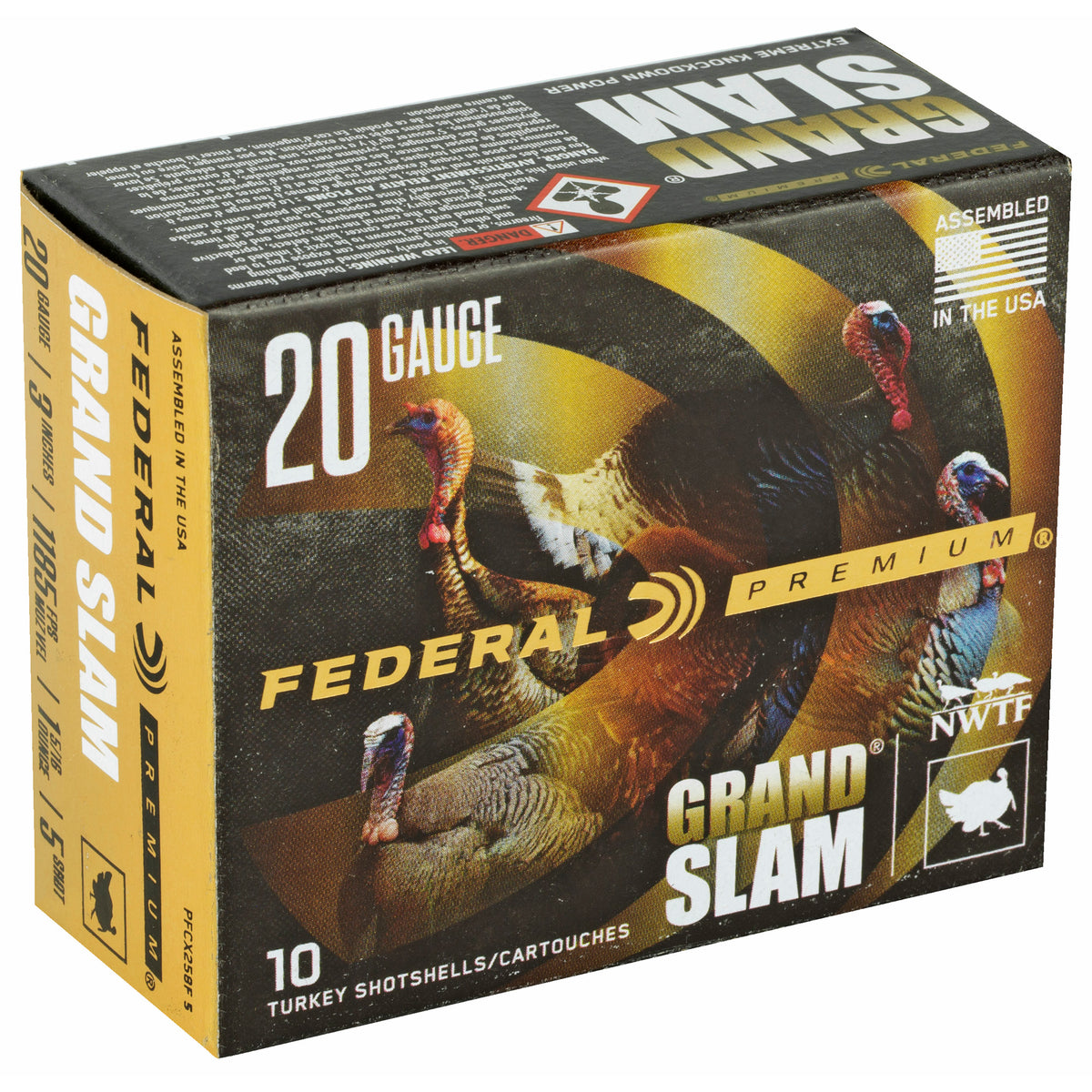 FEDERAL GRAND SLAM 20GA 3&quot; #5 1-5/16OZ