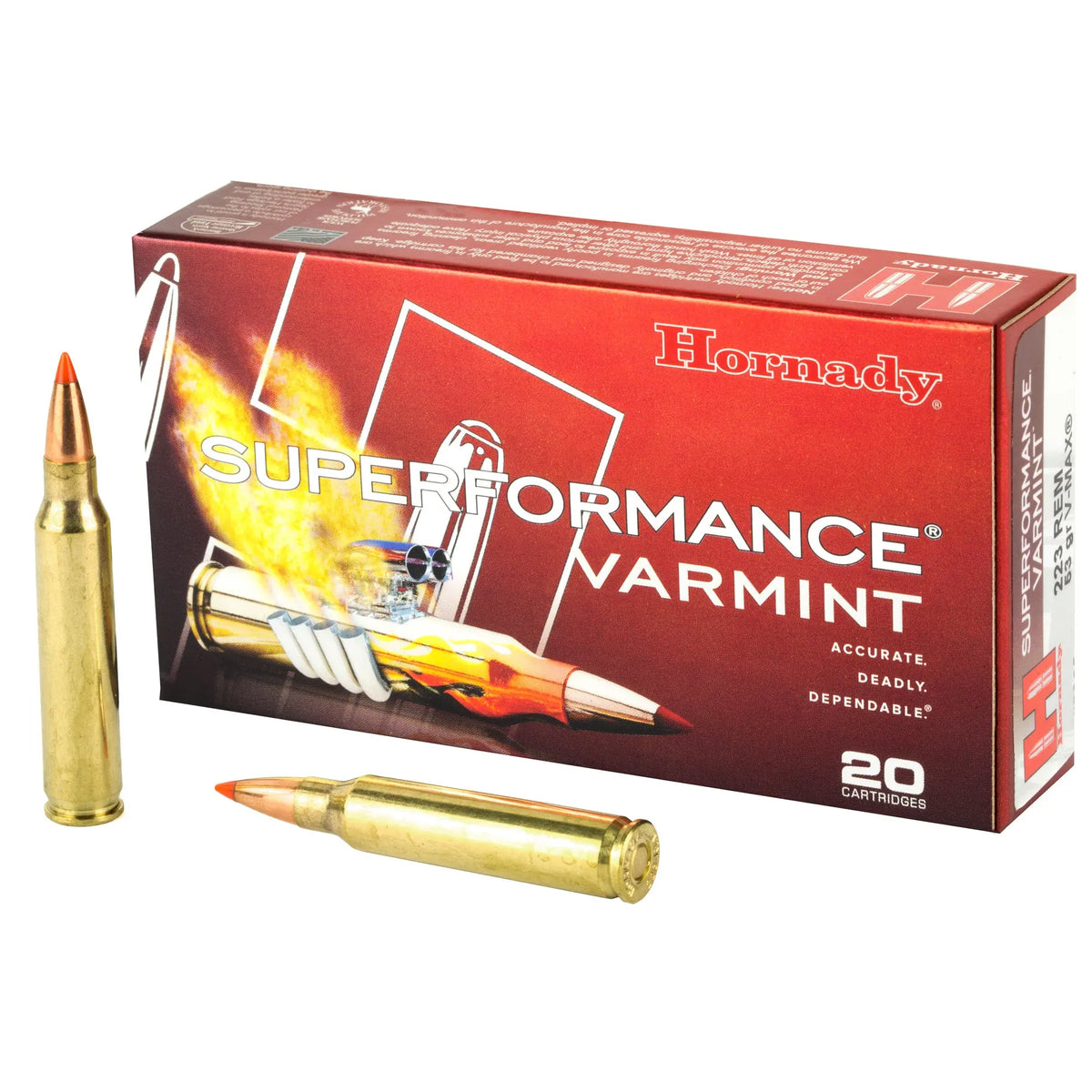 HRNDY SF 223REM 53GR V-MAX 20/200 - American Ordnance