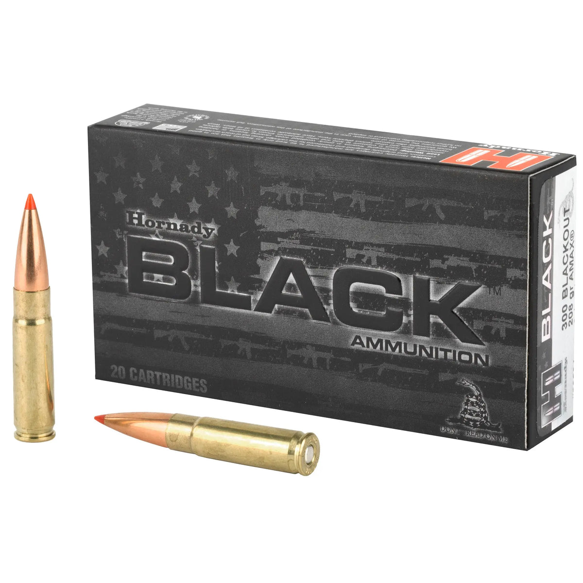 HRNDY BLACK 300BLK 208GR AMAX 20/200 - American Ordnance