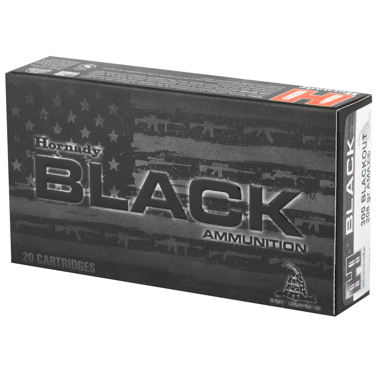 HRNDY BLACK 300BLK 208GR AMAX 20/200 - American Ordnance