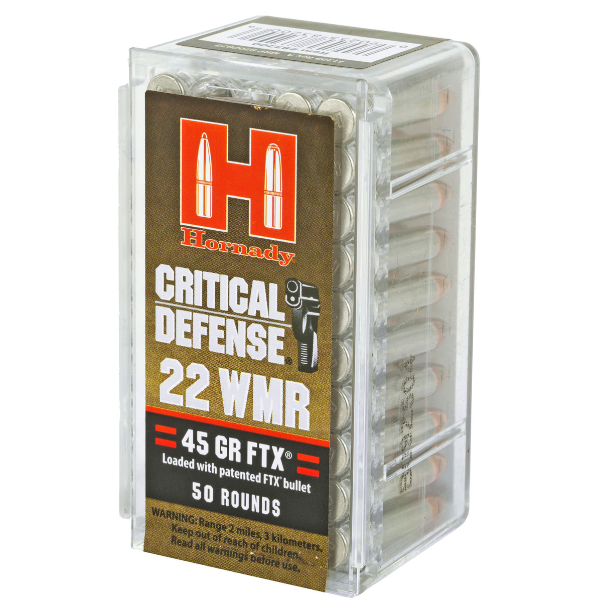 HRNDY CD 22WMR 45GR FTX 50/2000 - American Ordnance