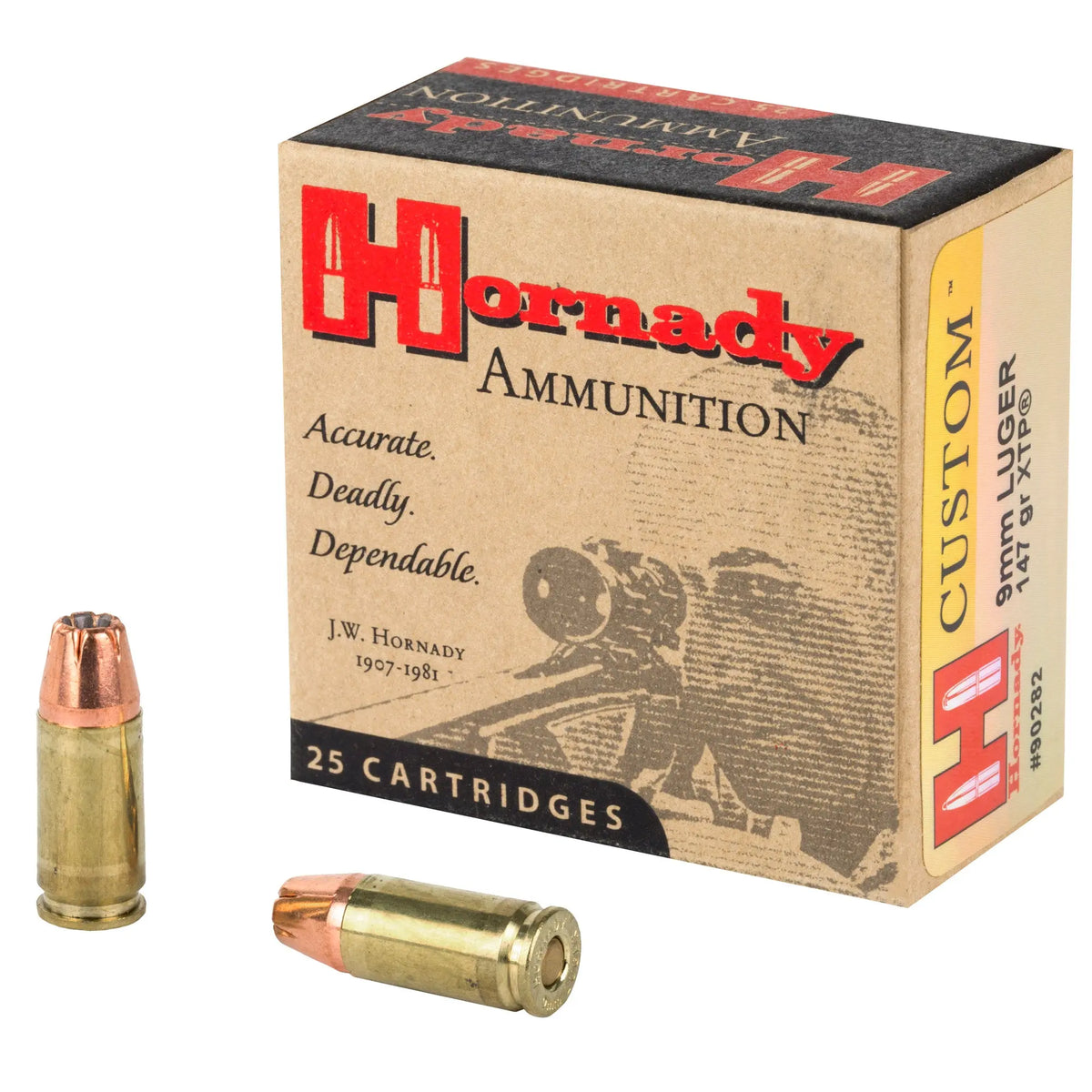 HRNDY 9MM 147GR JHP/XTP 25/250 - American Ordnance