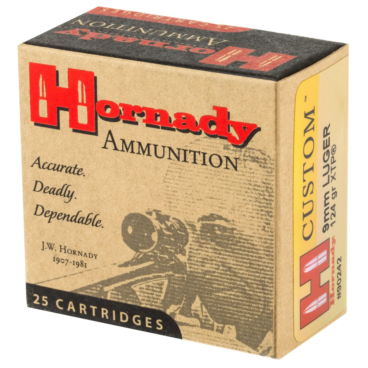 HRNDY 9MM 124GR JHP/XTP 25/250 - American Ordnance