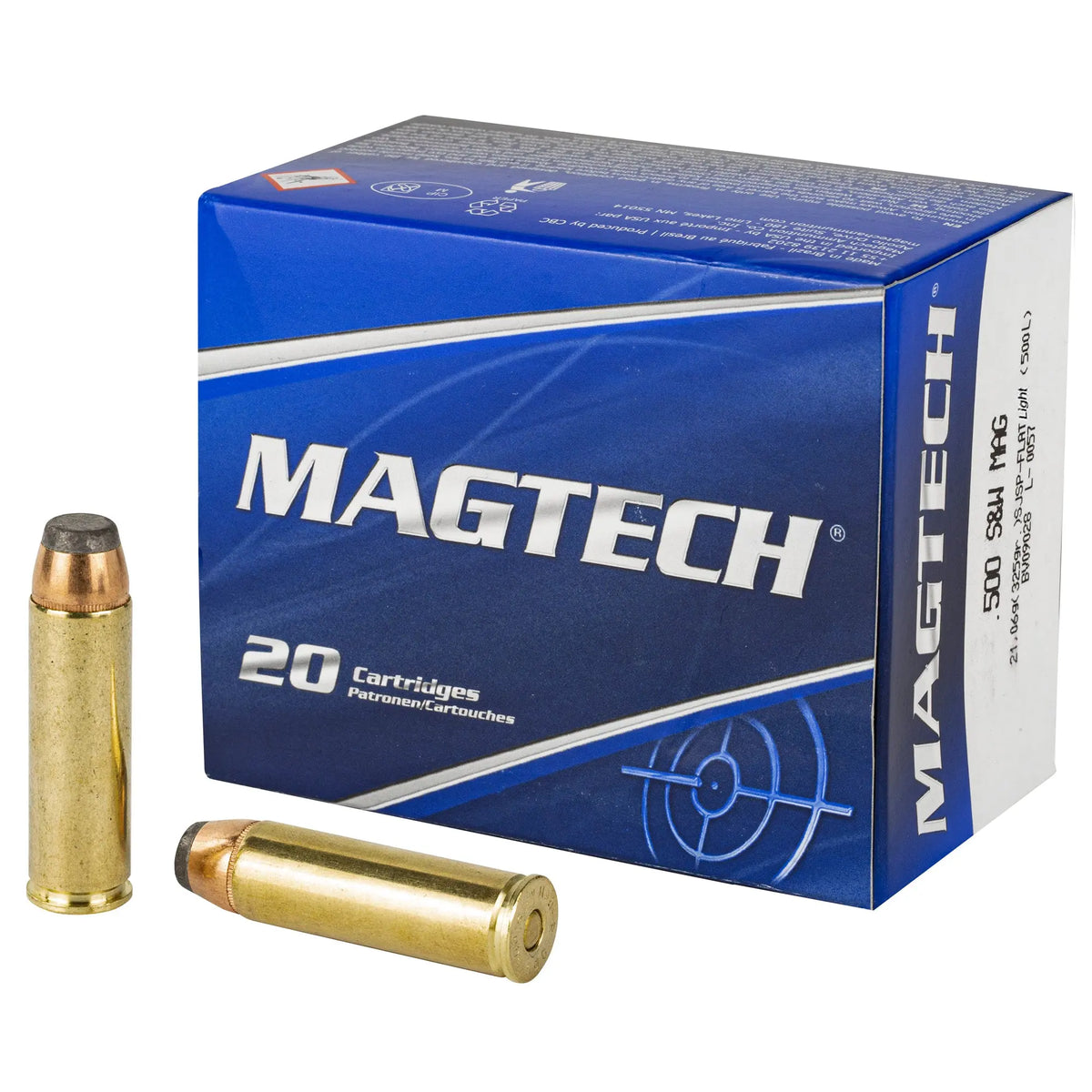 MAGTECH 500 S&amp;W 325GR SJSP LT 20/500 - American Ordnance