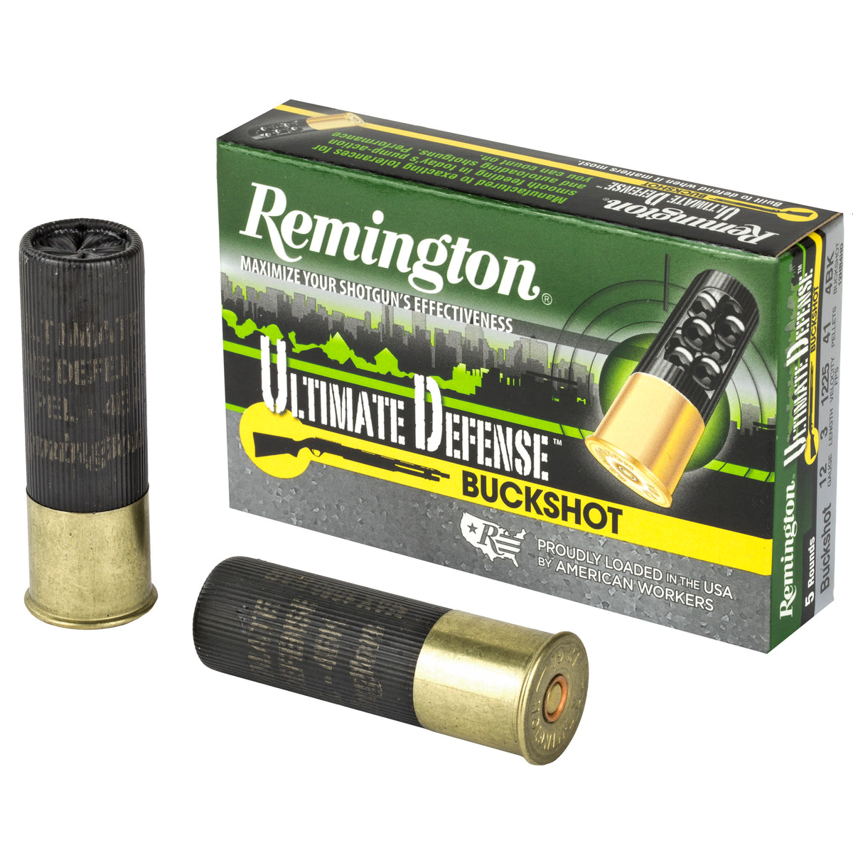 REMINGTON ULT DEF 12GA 3&quot; 4 BUCK 5RD