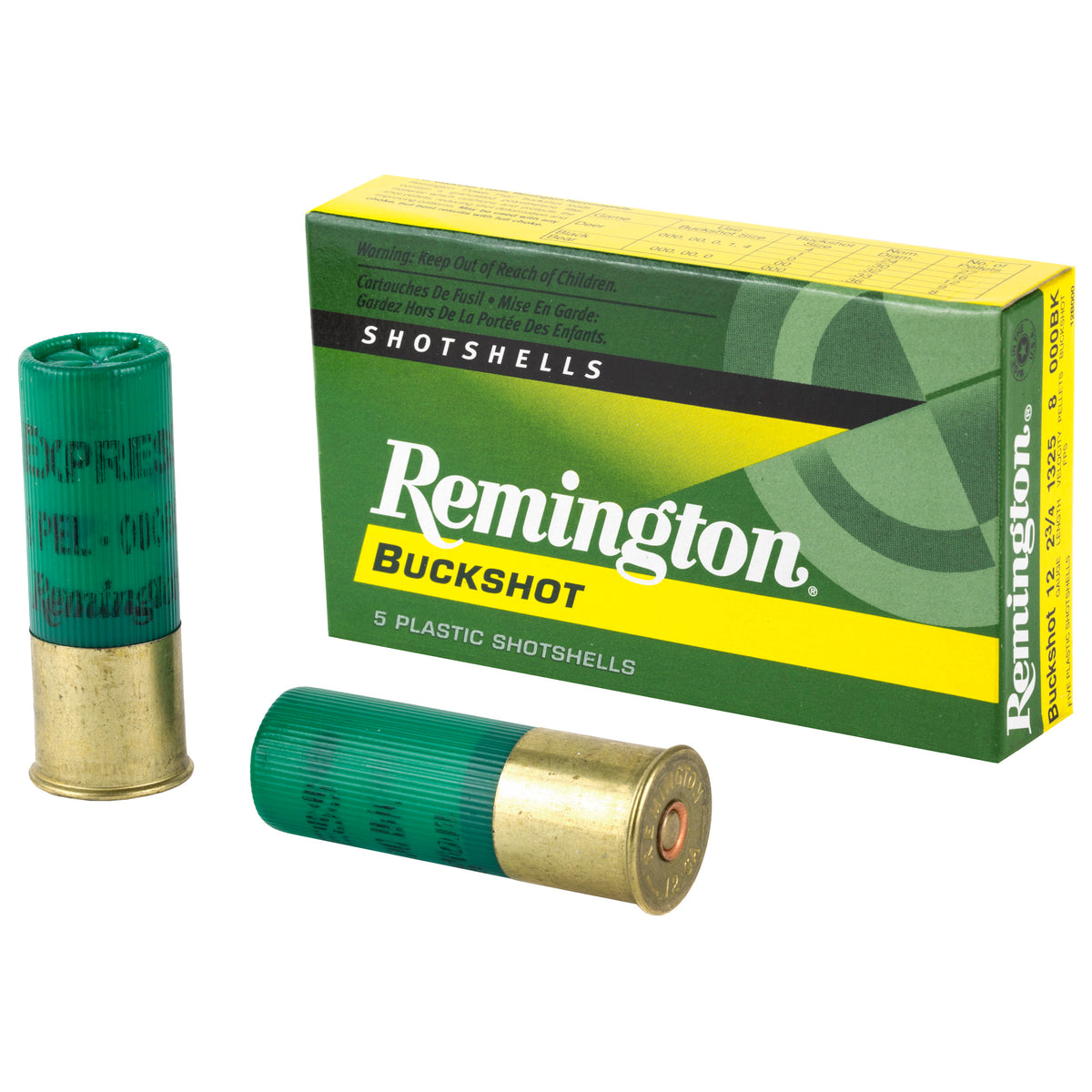 REMINGTON EXP 12GA 2.75&quot; 000 BCK 5RD